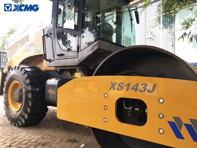 XCMG Official 14ton Single Dump Vibratory Road Roller Compactor Xs143j Price
