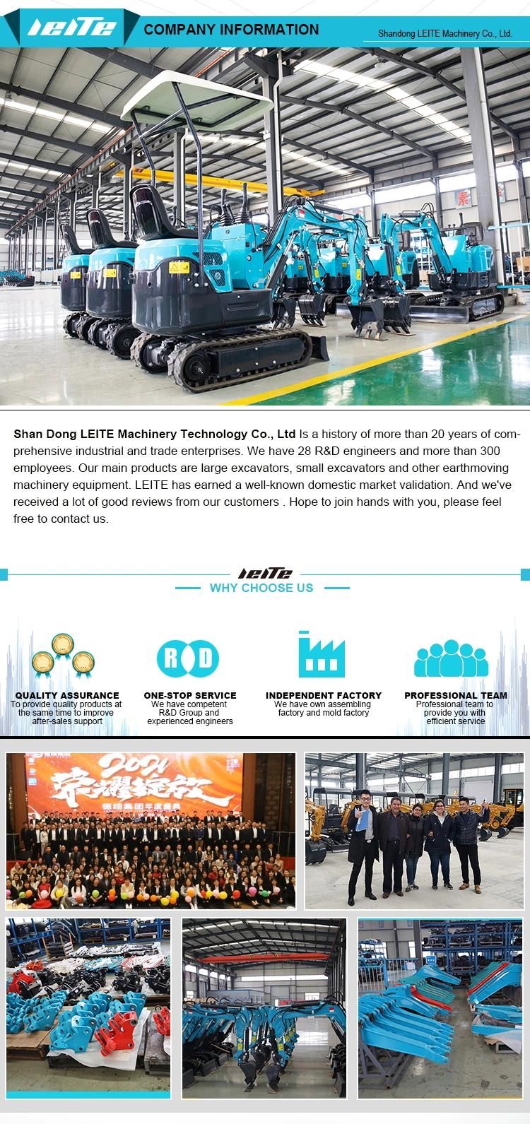 Hot Selling Small Mini Excavator with High Quality and Low Price Farm Channels Digger 2.0 Ton 3 Ton Mini Excavator for Home Use