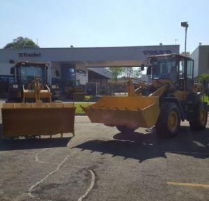 Small mini front end wheel loader with LED lamp 1.0m3 bucket