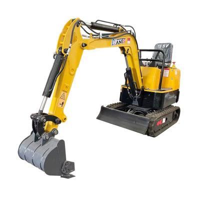 Household Use Excavators 0.8 Ton 1ton 2 Ton Small Digger with Attachments for Sale