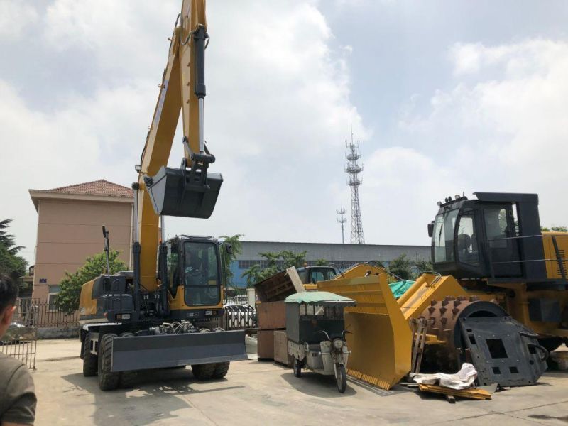 Xcmc Hydraulic 15ton Construction Machine Wheel Excavator Xe150W in Kenya