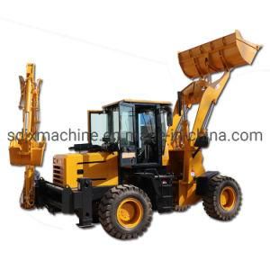 Chinese Hydraulic Heavy Equipment Mini Tractor Loader Backhoe Mini Backhoe Loader