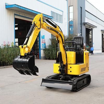 Chinese Shanding Mini Excavator 1 Ton Hydraulic Crawler for Sale