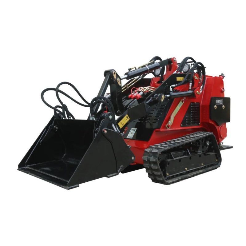 Cheap Construction Earth-Moving Excavating Digging Trenching 25 HP Mini Skid Steer Loader for Sale