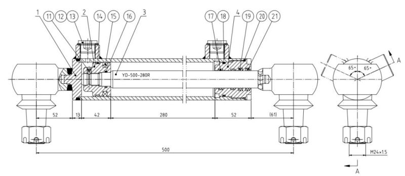 High-End Agricultural Machinery Hydraulic Cylinder