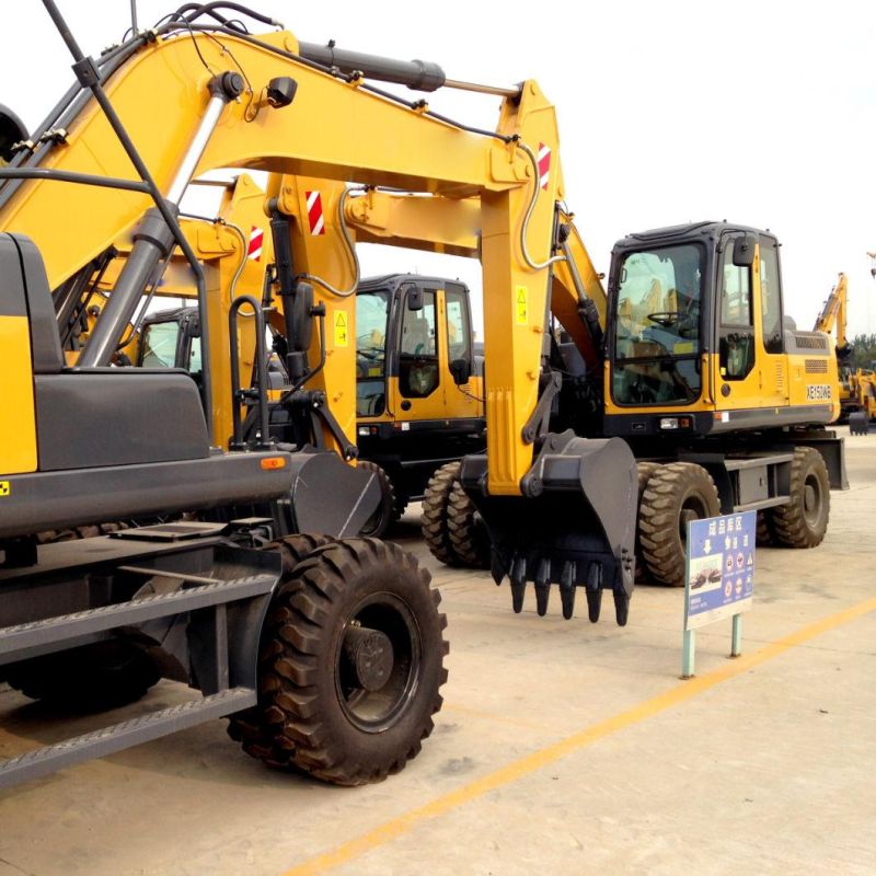 China Wheeled Excavator Xe150wb 15 Tons China Hydraulic Excavator