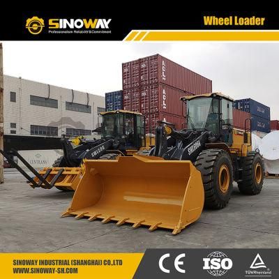 175kw Shovel Loader 6 Ton Front Wheel Loader for Sale