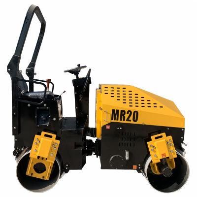 Factory Price Double Drum Hydraulic 2ton Mini Vibratory Road Roller