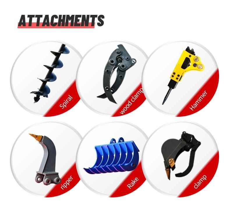Shanding SD17b 1600kg Excavators Accessories Mini Digger Mini Excavator