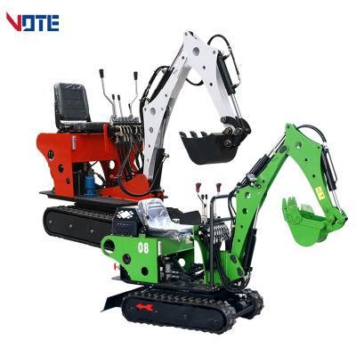 Multi-Assisted 1 Ton 2 Ton Mini Excavator Products Are Widely Used in Construction Small Digger Chinese Suppliers