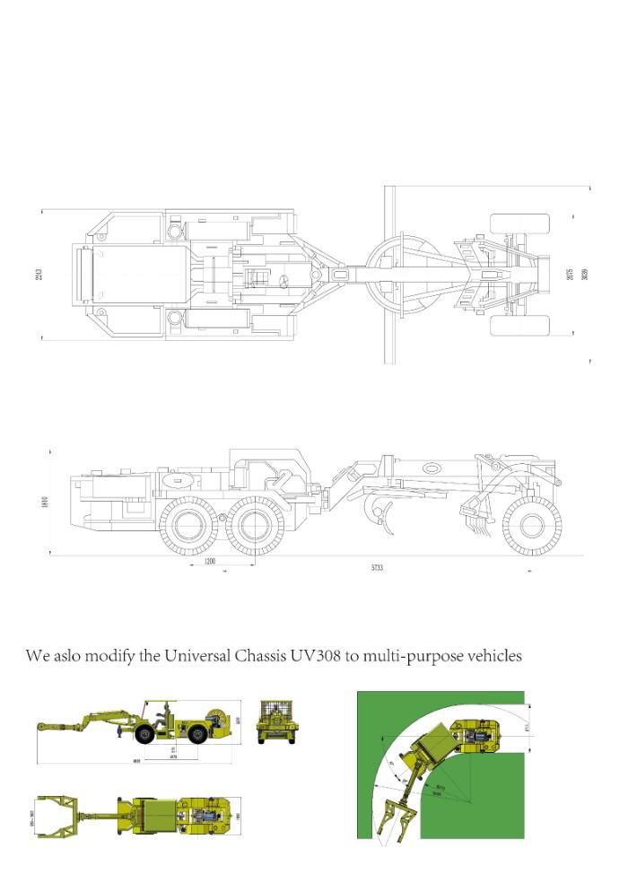 130HP Underground Grader