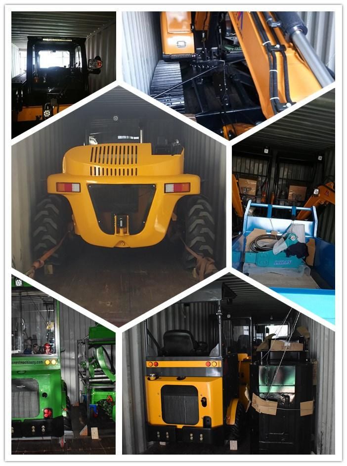 Small 4X4 Telescopic Forklift Wheel Loader 3ton Telehandler with Wholesale Price