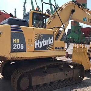 Construction Machinery Used Crawler Excavator Komatsu205 for Sale