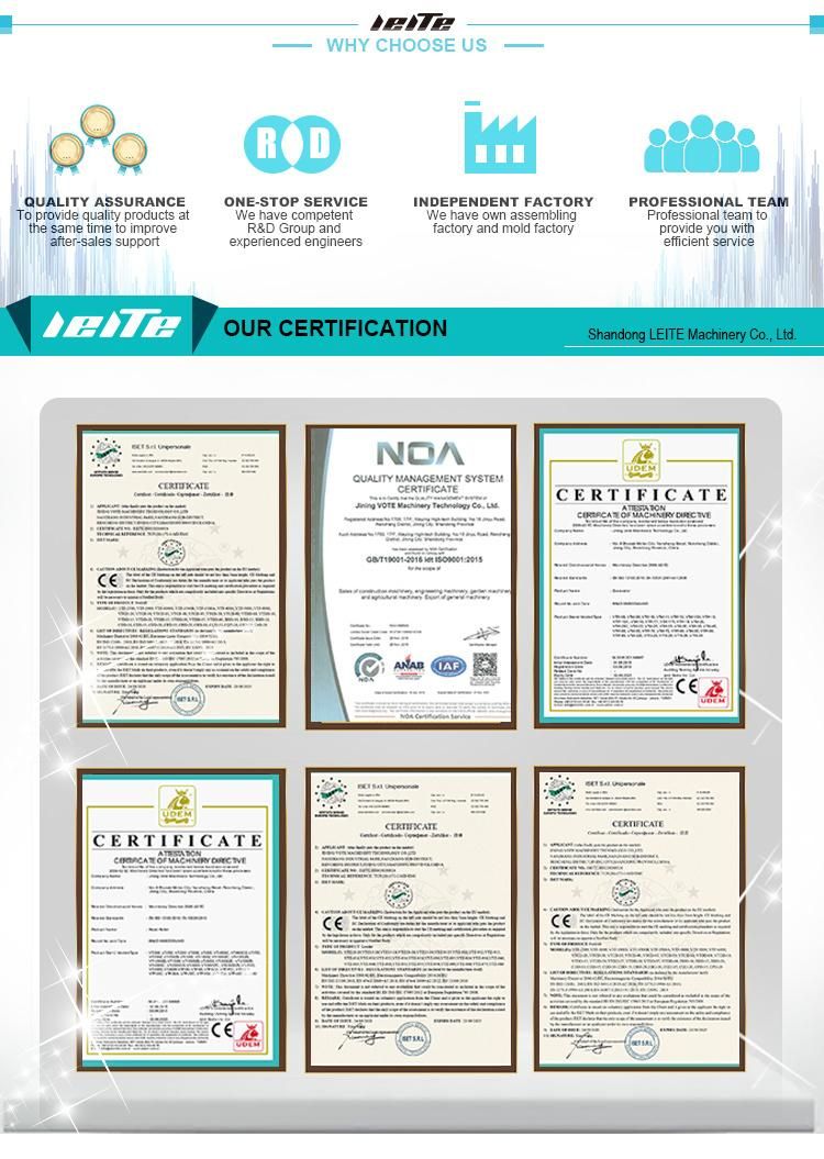 CE Certificate Lt1017 1.7 Ton Hydraulic Mini Excavator The Most Favorable Factory Direct Delivery on Time