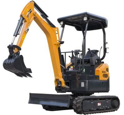 1.5ton 2ton 3t Mini Excavator Closed AC/Cabin Small Bagger Hydraulic Crawler Digger with Euro V Emission Engine