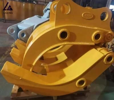 Construction Machinery Parts Stone Rock Hydraulic Rotating Grapple Clamp Grapple