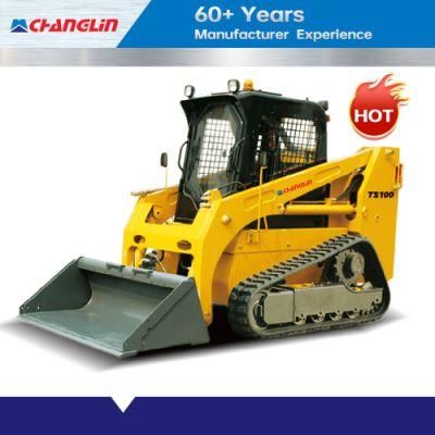 Changlin 100HP Multifunction Skid Steer Loader Crawler Ts100 with CE