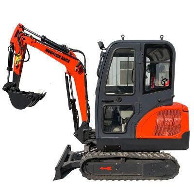 Chinese Mini Bagger Factory 18 20 Closed Cabin Mini Excavator