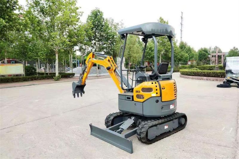 China Factory Wholesale 0.6/0.8/1/1.2/1.5/2ton Mini Mini Excavator Backhoe Excavator Crawler Excavator Tailless Excavator Construction Site/Farm/Garden CE CE