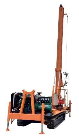 Mini Pile Driver Igl1004 Hydraulic Spiral Screw Pile Driver for Installation Highway