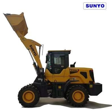 Sunyo Wheel Loaders Compact Zl940b Model Mini Loader as Backhoe Loaders with Good Quality.