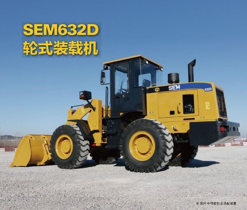 S. E. M Wheel Loader 3ton 632D Mini Front End Loader Price