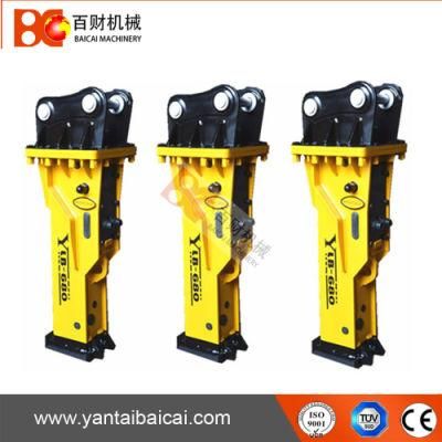 68mm Chisel Box Type Hydraulic Rock Hammer Breaker for Excavator