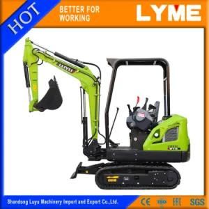 Fine Workmanship Mini Excavator Ly18 with Swing Arm for Digging Tree Hole