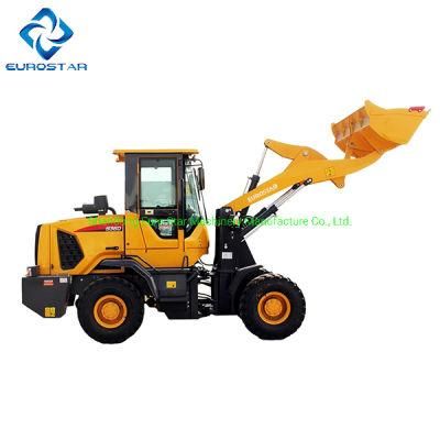 CE 1.6t 1.8t 2.0t Ez Series Mini Loader Small Articulated Front End Loader Mini Wheel Loader Made in China for Sale