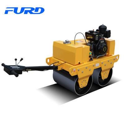 550kg Walk Behind Roller Compactor with Water Cooled Diesel Engine