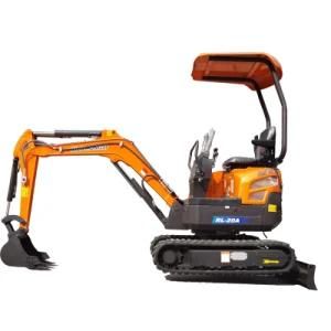 Hydraulic Crawler Mini Excavator Machine Chinese Small Digger 1 Ton Mini Excavator with Yanmar Engine for Sale