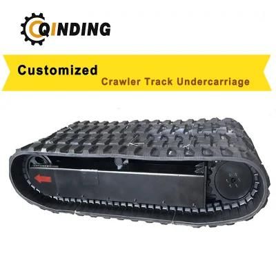 Customized Crawler Rubber Track Chassis for Harvesting