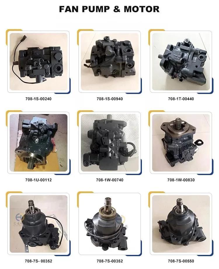 Wa320-5 Wa320-6 Loader A4vg125 Hydraulic Transmission Hst Axial Piston Pump Assembly 419-18-31104 419-18-31103 419-18-31102 419-18-31101