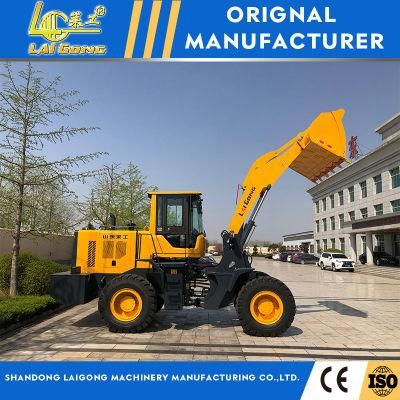 Lgcm Yellow/Red Front End Wheel Loader with 3 Ton Capacity