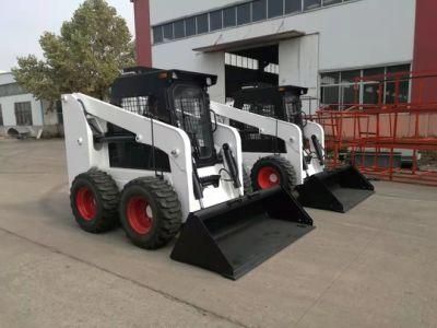 China F85W 85HP Wheel Type Skid Steer Loader for Sale with Rated Load 1050kg