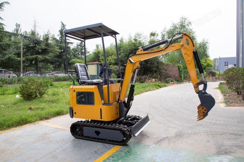 Hot Sell Good Quality 1ton Mini Digger with 0.025 M3 Backet Capacity Small Body Excavator
