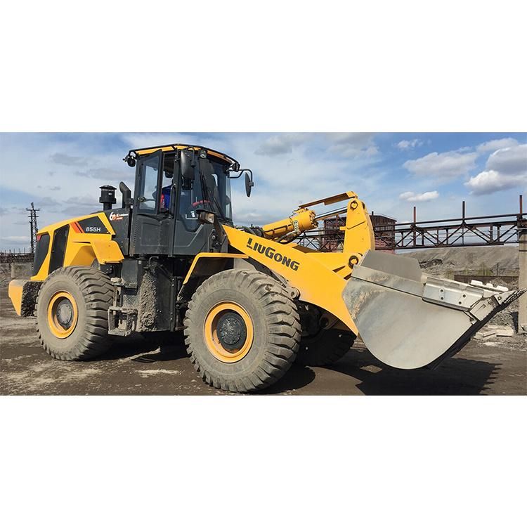 Liugong 5ton Wheel Loader 855h 3cbm Bucket Quick Change