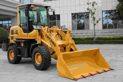 Lugong Wheel Loaders Compact Front Loader Front End Loaders Shovel Loader T930 Rated Load 1.8ton for Pasture 4X4 Type