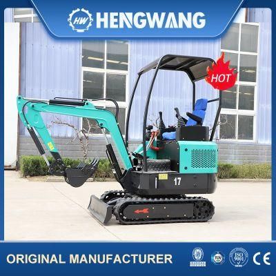China EPA 1.7 Ton Mini Excavator Hydraulic Digger