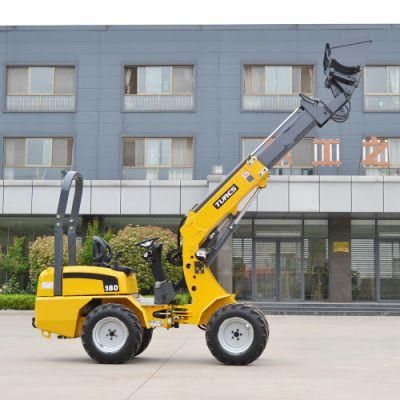 Small Telescopic Wheel Loader with Fork