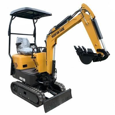 Chinese Manufacturer Mini Digger Farm Garden Machinery 10 Mini Excavator