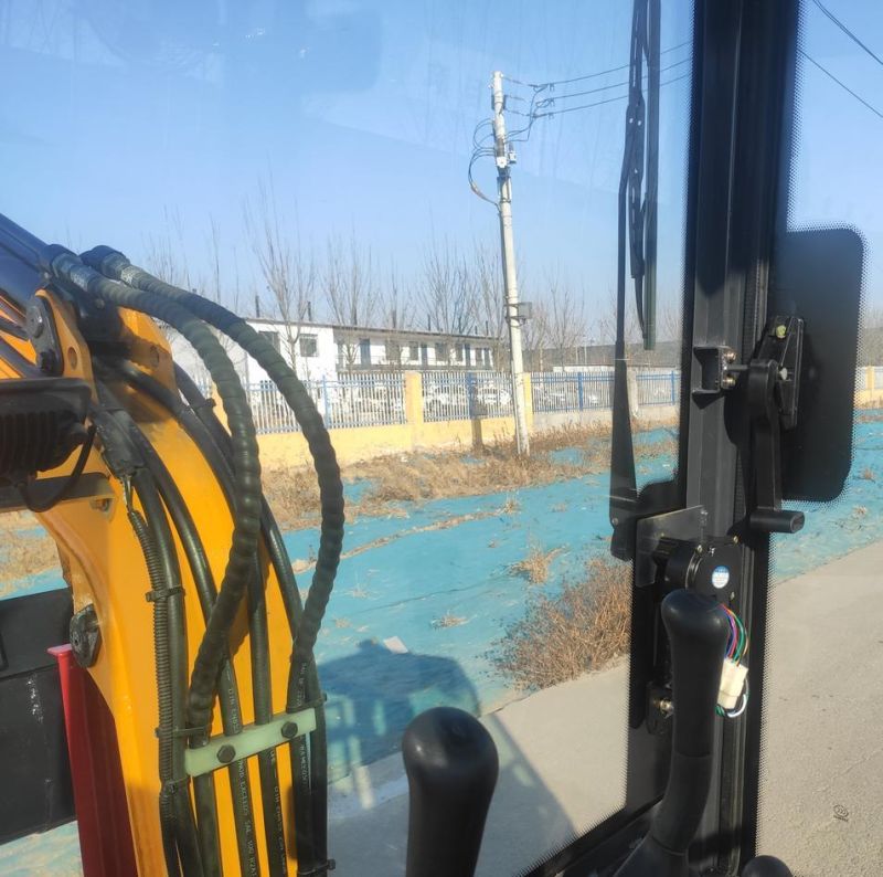 CE EPA China Hydraulic Mini Excavator 1.2ton with Closed Cabin for Sale