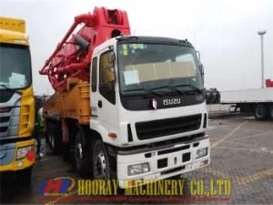 Used Isuzu Truck-Mounted Concrete Boom Pump/Concrete Pump Truck 37m 42m 48m