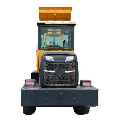 Mini Hydraulic Transmission Shovel Radlader 1.8t Mini Wheel Loader with Side490 Engine for Sale