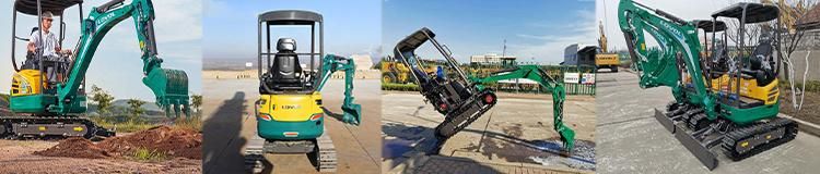 2.0t Micro Boom Side Swing Crawler Telescopic Mechanical Excavator Prices