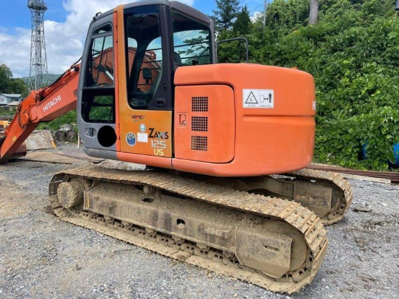 12 Ton Hitachi Zaxis 125 Excavadora Usada Excavatrice Second Hand Used Hydraulic Crawler Excavator Mining Construction Machinery Equipment Track Excavators