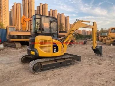 Mini Digger Komatsu PC55mr PC35 Used Hydraulic Excavator