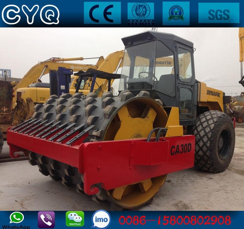 Used Dynapac Road Roller Ca30 with Padfoot Ca25 Compactor for Sale