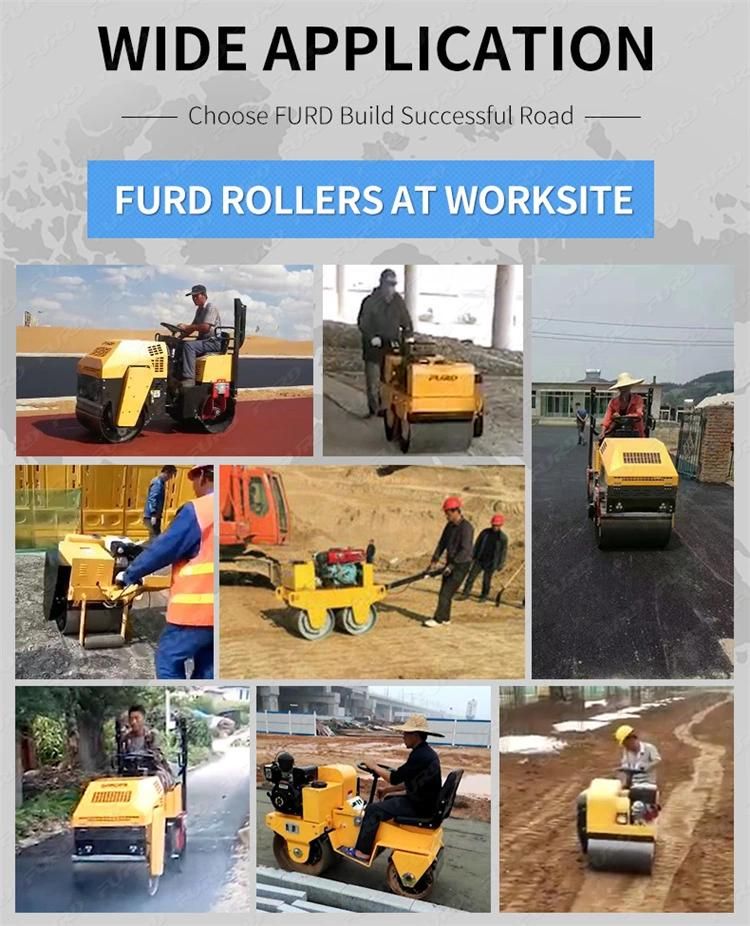 Asphalt Baby Road Roller Compactor for Sale Fyl-S600