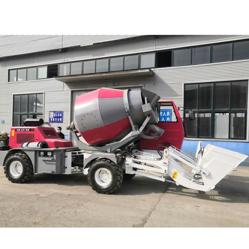 Hydraulic Mounted Concrete Pump, Dawin Concrete Self Loading Concrete Mixer Truck